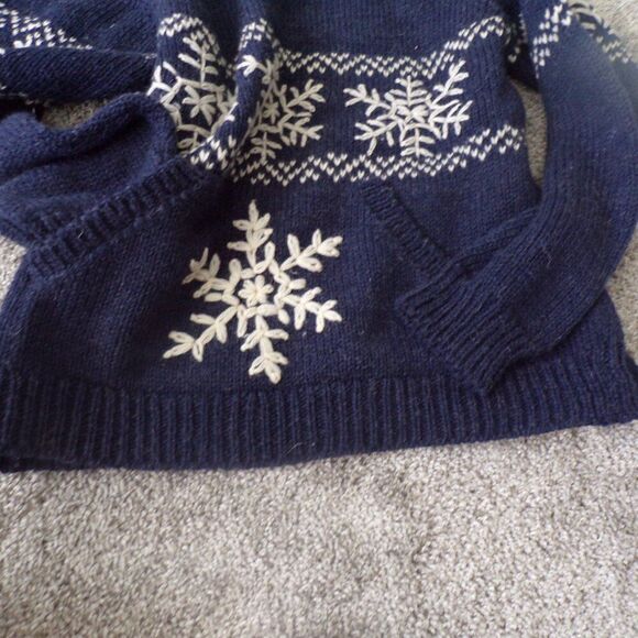 ASO DAWSONS CREEK Peruvian Trading Co merino wool sweater xs - Picture 3 of 7